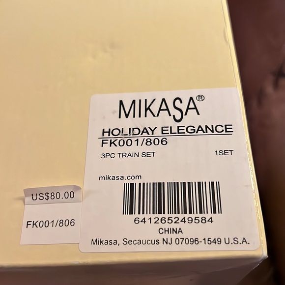 Mikasa Holiday Elegance 3 Piece Train Set - Picture 16 of 16